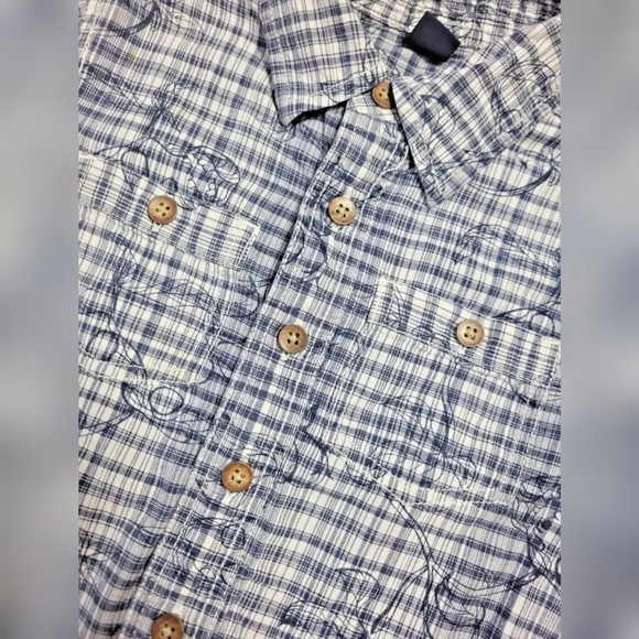 BUNDLE & SAVE Baby Gap plaid/floral/skull print shirt - Picture 3 of 9